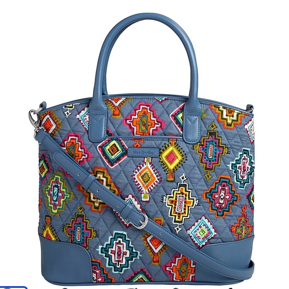 Vera Bradley Day Off Satchel in Medallion pattern